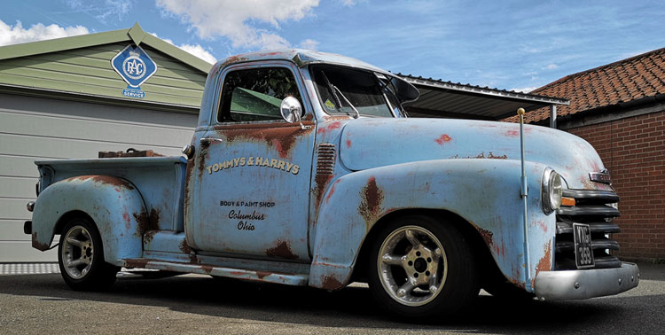 Hot Rodded Chevy Truck